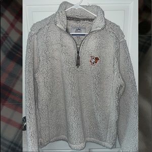 BGSU quarter-zip Sherpa jacket size womens Medium
